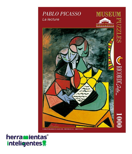 15436 Pablo Picasso La Lectura Rompecabezas Ricordi 1000 Pz