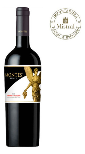 Vinho Tinto Montes Estate Cabernet Sauvignon 2020 750ml