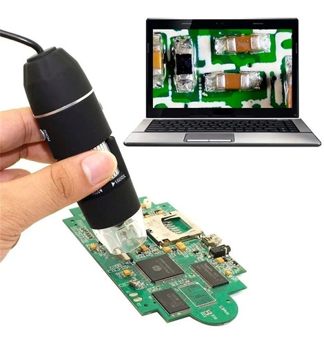 Imagem 3 de 4 de Microscópio Zoom 1600x Cam 2.0 Mp Profissional Digital Usb
