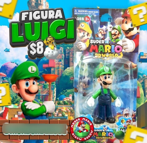 Figura De Luigi 12cm 