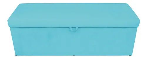 Kit de zapatero rectangular y panel limpio de 160 cm, gamuza, color turquesa