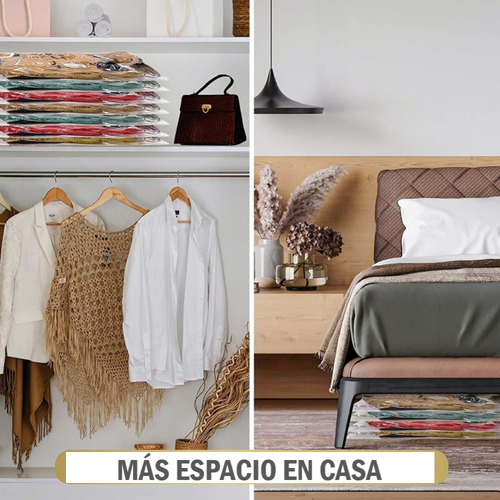 Pack X2 Bolsas De Almacenamiento Al Vacío S Y M