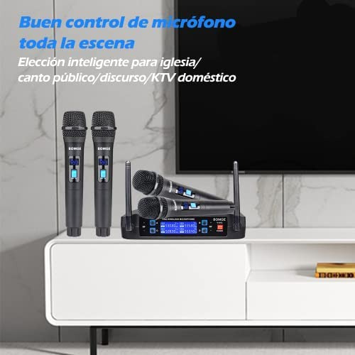 Sistema De Micrófono Inalámbrico Bomge, Juego De Micrófono I