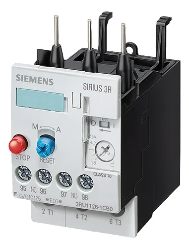 Rele Siemens 3ru1126-1cb0 Ir:1,8-2,5a 1na+1nc S0 Clase 10