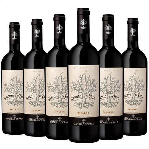Vino Cuchillo De Palo Malbec Mendoza Caja X6 - Family Wines