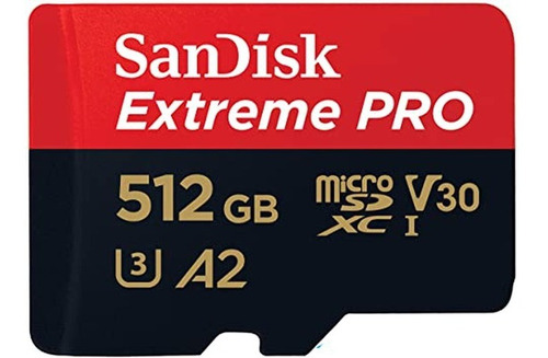 Tarjeta Memoria Sandisk 512gb Micro Sd Extreme Pro