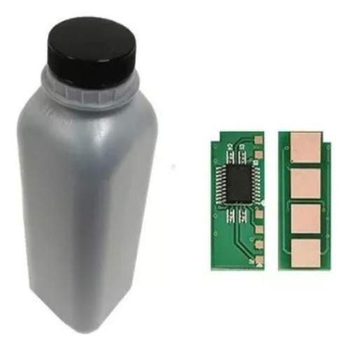 Kit Recarga Chip + Pote Tóner  Samsung 101 60 Gr