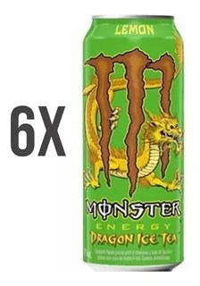 Energético Monster Dragon Ice Tea 6 Unidades Lemon