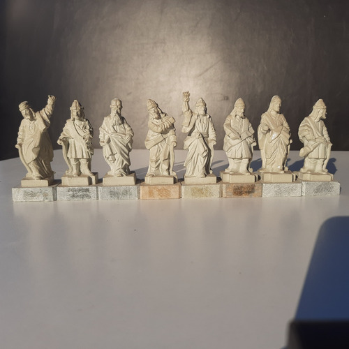Conjunto De Esculturas Miniaturas 8 Profetas De Aleijadinho