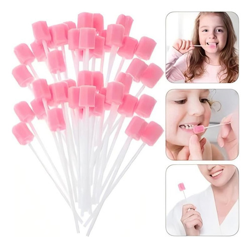 100 Toallitas De Limpieza Bucal Desechables