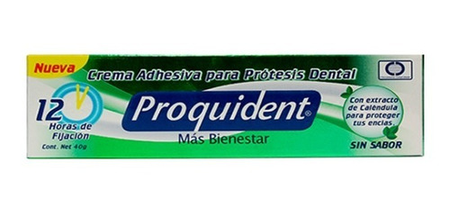 Crema Adhesiva Dental Proquident 40grs Aprobada  Msp