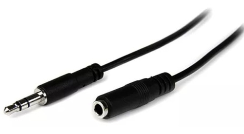 Cable Extension Audio Plug Stereo 3,5 Macho Hembra 1 Mts