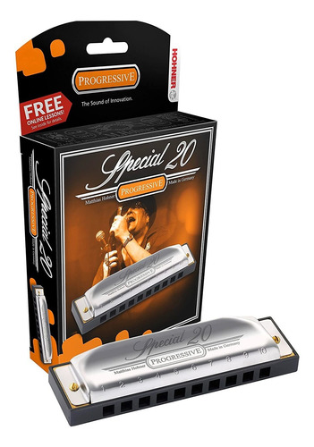 Hohner Diatonic Harmonica 560pbx-g#, Special 20, 10 Holes