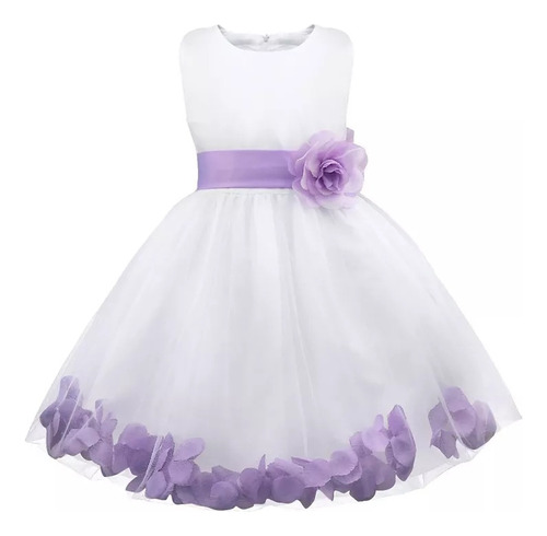 Vestido De Princesa Para Niñas, Diseño De Flores