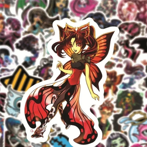 Imagen 4 de 5 de Monster High - Set 50 Stickers / Calcomanias / Pegatinas