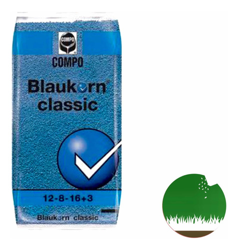 Fertilizante Nitrofoska Blaukorn N P K 12-8-16 (+3 + T E)