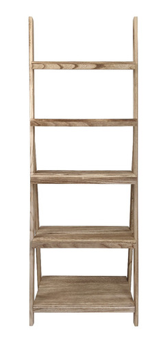 Imagen 3 de 4 de Biblioteca Mutiuso, Estantería De Madera, Rústica 5 Estantes