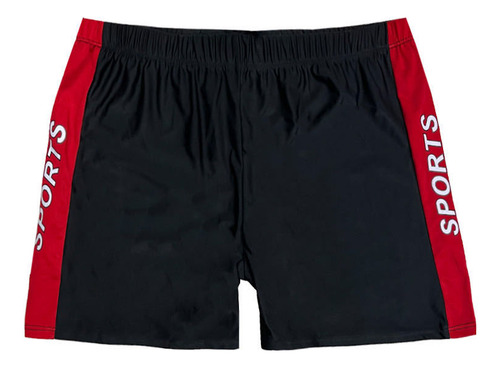 Bañador De Verano Con Estampado Color Block Para Hombre, Aju