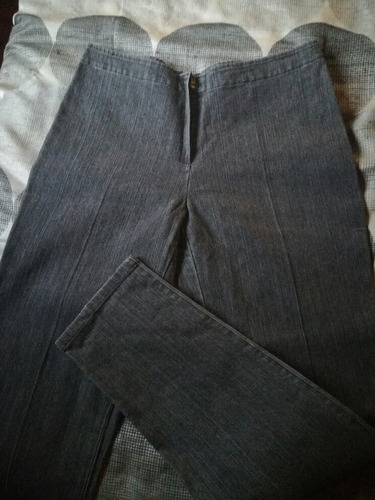 Jeans Mujer Gris Calce Perfecto Talle 46 - Nuevo !!!