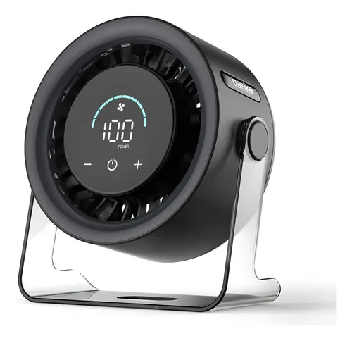 Mini Ventilador De Portátil 30db 5000mah(7h Máx) 100 Níveis