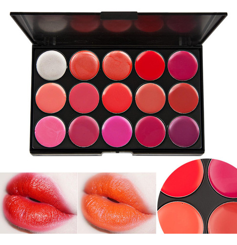 . Paleta De Labios En Crema, Juego De Maquillaje Profesional