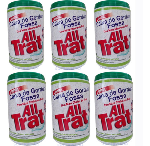 All Trat 3kg Limpa Fossa Caixa De Gordura Enzimas Promocao