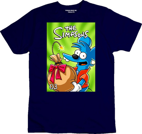Playera Los Simpson Itchy And Scratchy