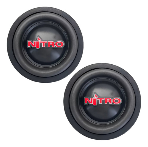 2 Alto Falante Subwoofer Spyder Nitro 350w Rms 4 Ohms 8 Pol