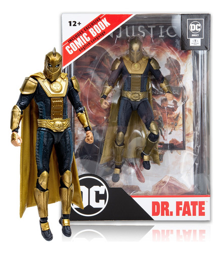 Page Punchers Figure W/comic Dr. Fate Injustice 2 Mcfarlane