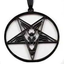 Comprar Dije Baphomet Talismán Sello Satanás Acero Inoxidable #108