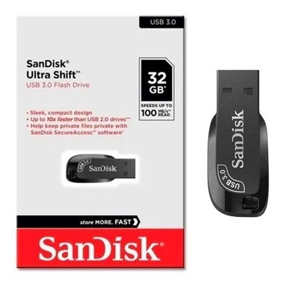 Pendrive 32gb Sandisk 3.0 Original Usb Cz410 Super Rapido