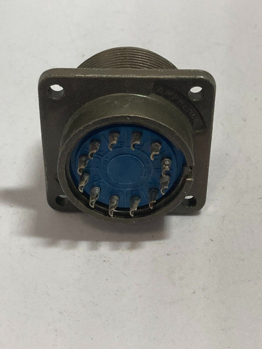 Amphenol Ms3102a24-19p Circular Receptacle 12 Pin Solder Bbd