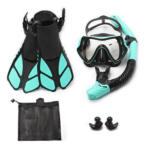 Kits Buceo Aletas Para Snorkeling Goggles Esnórquel