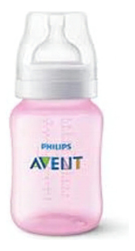 Mamadeira Philips Avent Classic Anticólico, 260 ml, color rosa