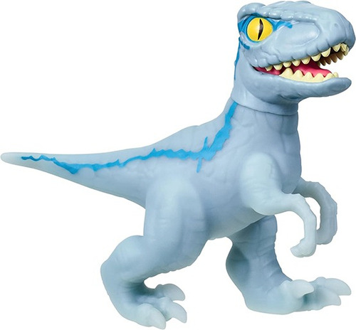 Heroes Of Goo Jit Zu - Dinosaurio Stretch Velociraptor Blue