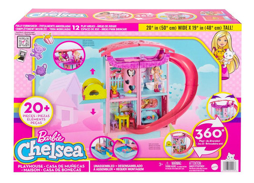 Set Mansión Casa Muñeca Barbie Chelsea Original Mattel.