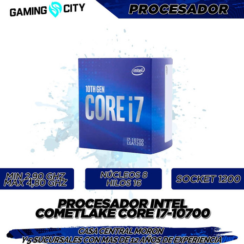 Imagen 3 de 7 de Pc Armada Cpu Trabajo Intel Core I7 10700 16gb Ssd
