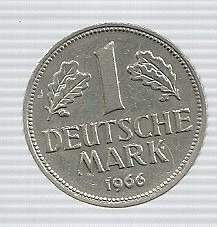 Alemania 1 Mark 1966 F