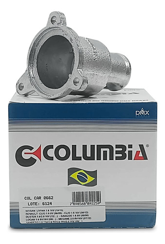 Carcaça Valvula Termostática Sandero Logan 1.6 8v Aluminio
