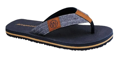 Sandalias Hombre Aeropostale Azul Mezclilla A87 Ny Original