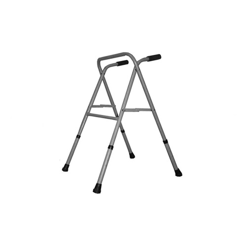 Imagen 1 de 5 de Andador Plegable Tijera Hierro Pintado Liviano Sin Ruedas