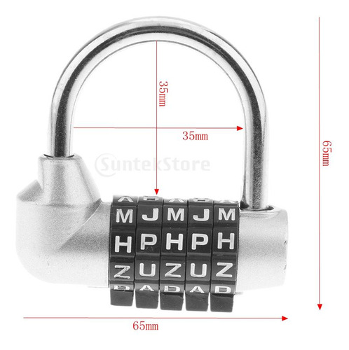 De Seguridad De Combinación Segura De 5 Líneas Para