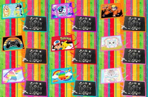 Pizarras De Tela Personalizadas Souvenirs + Tizas X15
