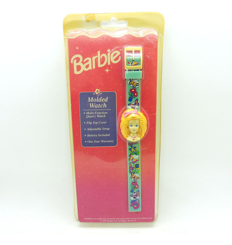 Barbie Reloj Model Watch Flip 1997 Mattel Parsons Madtoyz