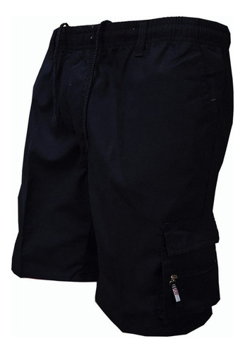 Pantalones Cortos Elásticos De Corte Ajustado Con Trinchera