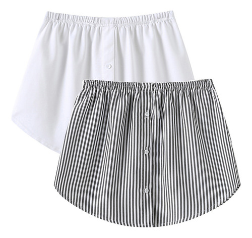 25, Camisa L Para Mujer, Falda Con Extensión, Blusa Con
