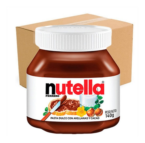 Pasta Ferrero Para Untar Sabor Nutella X140g (bulto X10)