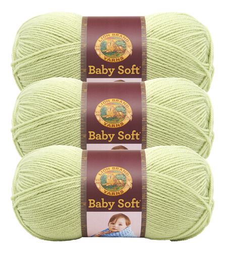 (paquete De 3) 920-169 Lana Babysoft, Sweet Pea