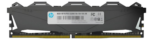 Memoria Ram Hp 8gb Ddr4 3200mhz V6 Series Para Pc Cl16 Negra