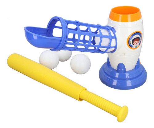 A Máquina Lanzadora De Béisbol Para Niños, 5 Pelotas, Bate